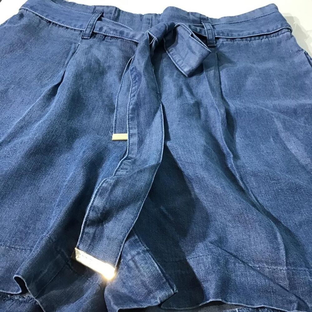 Anne-klein Women's Navy and Blue Shorts